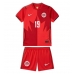 Canada Alphonso Davies #19 Thuis tenue Kids WK 2026 Korte Mouw (+ Korte broeken)
