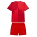 Canada Thuis tenue Kids WK 2026 Korte Mouw (+ Korte broeken)
