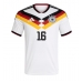 Duitsland Angelo Stiller #16 Thuis tenue WK 2026 Korte Mouw