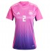 Duitsland Antonio Rudiger #2 Uit tenue Dames EK 2024 Korte Mouw