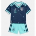 Duitsland Nick Woltemade #11 Uit tenue Kids WK 2026 Korte Mouw (+ Korte broeken)