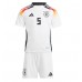 Duitsland Pascal Gross #5 Thuis tenue Kids EK 2024 Korte Mouw (+ Korte broeken)