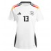 Duitsland Thomas Muller #13 Thuis tenue Dames EK 2024 Korte Mouw