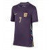Engeland Bukayo Saka #7 Uit tenue Dames EK 2024 Korte Mouw