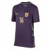 Engeland Conor Gallagher #16 Uit tenue Dames EK 2024 Korte Mouw