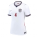 Engeland Declan Rice #4 Thuis tenue Dames WK 2026 Korte Mouw