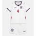 Engeland Declan Rice #4 Thuis tenue Kids WK 2026 Korte Mouw (+ Korte broeken)