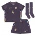 Engeland Declan Rice #4 Uit tenue Kids EK 2024 Korte Mouw (+ Korte broeken)