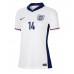 Engeland Ezri Konsa #14 Thuis tenue Dames EK 2024 Korte Mouw