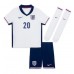 Engeland Jarrod Bowen #20 Thuis tenue Kids EK 2024 Korte Mouw (+ Korte broeken)