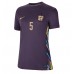 Engeland John Stones #5 Uit tenue Dames EK 2024 Korte Mouw