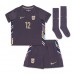 Engeland Kieran Trippier #12 Uit tenue Kids EK 2024 Korte Mouw (+ Korte broeken)