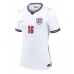 Engeland Kobbie Mainoo #16 Thuis tenue Dames WK 2026 Korte Mouw