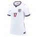 Engeland Morgan Rogers #17 Thuis tenue Dames WK 2026 Korte Mouw