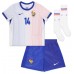 Frankrijk Adrien Rabiot #14 Uit tenue Kids EK 2024 Korte Mouw (+ Korte broeken)