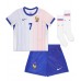 Frankrijk Antoine Griezmann #7 Uit tenue Kids EK 2024 Korte Mouw (+ Korte broeken)