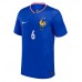 Frankrijk Eduardo Camavinga #6 Thuis tenue EK 2024 Korte Mouw