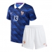 Frankrijk Jules Kounde #5 Thuis tenue Kids WK 2026 Korte Mouw (+ Korte broeken)
