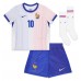Frankrijk Kylian Mbappe #10 Uit tenue Kids EK 2024 Korte Mouw (+ Korte broeken)