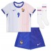 Frankrijk Olivier Giroud #9 Uit tenue Kids EK 2024 Korte Mouw (+ Korte broeken)