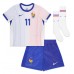 Frankrijk Ousmane Dembele #11 Uit tenue Kids EK 2024 Korte Mouw (+ Korte broeken)