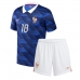 Frankrijk Warren Zaire-Emery #18 Thuis tenue Kids WK 2026 Korte Mouw (+ Korte broeken)