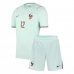 Frankrijk William Saliba #17 Uit tenue Kids WK 2026 Korte Mouw (+ Korte broeken)