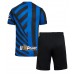 Inter Milan Thuis tenue Kids 2024-25 Korte Mouw (+ Korte broeken)