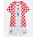 Kroatië Andrej Kramaric #9 Thuis tenue Kids WK 2026 Korte Mouw (+ Korte broeken)