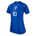 Kroatië Luka Modric #10 Uit tenue Dames WK 2026 Korte Mouw