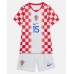 Kroatië Mario Pasalic #15 Thuis tenue Kids WK 2026 Korte Mouw (+ Korte broeken)
