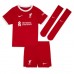 Liverpool Alexander-Arnold #66 Thuis tenue Kids 2023-24 Korte Mouw (+ Korte broeken)