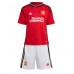 Manchester United Luke Shaw #23 Thuis tenue Kids 2023-24 Korte Mouw (+ Korte broeken)