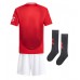 Manchester United Thuis tenue Kids 2024-25 Korte Mouw (+ Korte broeken)