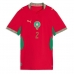 Marokko Achraf Hakimi #2 Thuis tenue Dames WK 2026 Korte Mouw