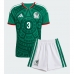 Mexico Cesar Montes #3 Thuis tenue Kids WK 2026 Korte Mouw (+ Korte broeken)