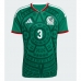 Mexico Cesar Montes #3 Thuis tenue WK 2026 Korte Mouw