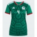 Mexico Edson Alvarez #4 Thuis tenue Dames WK 2026 Korte Mouw