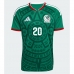Mexico Henry Martin #20 Thuis tenue WK 2026 Korte Mouw