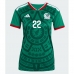 Mexico Hirving Lozano #22 Thuis tenue Dames WK 2026 Korte Mouw