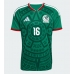 Mexico Julian Quinones #16 Thuis tenue WK 2026 Korte Mouw