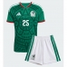 Mexico Roberto Alvarado #25 Thuis tenue Kids WK 2026 Korte Mouw (+ Korte broeken)