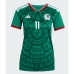 Mexico Santiago Gimenez #11 Thuis tenue Dames WK 2026 Korte Mouw
