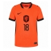 Nederland Donyell Malen #18 Thuis tenue Dames WK 2026 Korte Mouw
