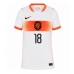 Nederland Donyell Malen #18 Uit tenue Dames WK 2026 Korte Mouw