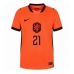 Nederland Frenkie de Jong #21 Thuis tenue Dames WK 2026 Korte Mouw