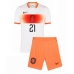 Nederland Frenkie de Jong #21 Uit tenue Kids WK 2026 Korte Mouw (+ Korte broeken)