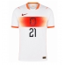 Nederland Frenkie de Jong #21 Uit tenue WK 2026 Korte Mouw