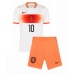 Nederland Memphis Depay #10 Uit tenue Kids WK 2026 Korte Mouw (+ Korte broeken)