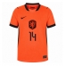 Nederland Tijjani Reijnders #14 Thuis tenue Dames WK 2026 Korte Mouw